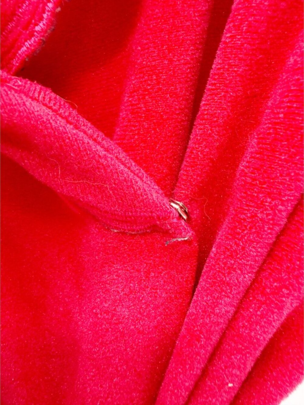 VTG Vanity Fair Petite Large Pink Velour Long Robe LP - Picture 2 of 7